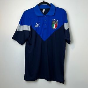 Puma italia polo shirt size large